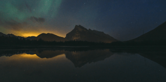 ویدیویی بسیار زیبا از شفق قطبی در آلبرتا