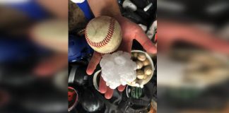 بارش تگرگ با ابعاد توپ بیسبال در آخرهفتهٔ اخیر آلبرتا