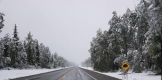 زمستان زودهنگام با بارش برف در شمال بریتیش کلمبیا