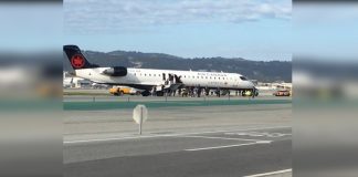 تخلیه فوری یک هواپیمای ایرکانادا به خاطر فعال شدن آلارم دود