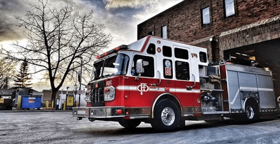 سوپرایز روز تولد توسط آتشنشانهای کلگری