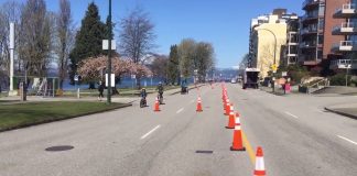 خیابانهای بیشتری در ونکوور برای رعایت بهتر فاصله فیزیکی، پیاده روی و دوچرخه سواری مسدود میشوند