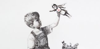 تابلوی جدید بنکسی به احترام پرستاران رونمایی شد