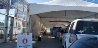 راهنمای انجام تست drive-in کرونا در آلبرتا