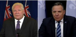 دیدگاه بسیار متفاوت اونتاریو و کبک درباره ماسک در مدارس