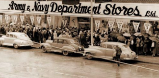 کمپانی Army & Navy پیش از این که برای همیشه منحل شود، یک حراج بزرگ دیگر برگزار میکند army and navy