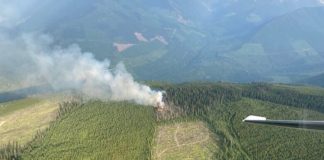 جنگ با آتش در بخشهایی از بریتیش کلمبیا