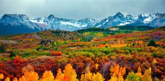 چهره پاییزی کوهستان راکی