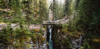 تماشاییترین دره پارک ملی جسپر Maligne Canyon