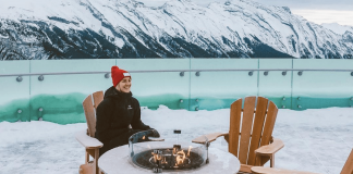 کریسمس رویایی در Banff Gondola