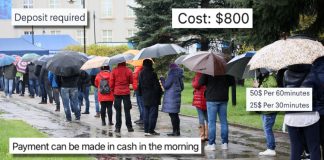 مردم در عوض صدها هزاردلار، در صفهای تمدید پاسپورت برای دیگران جا میگیرند