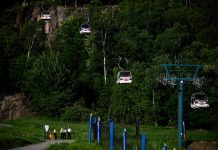 برخورد کابین گوندولا در پیست اسکی حادثه آفرید