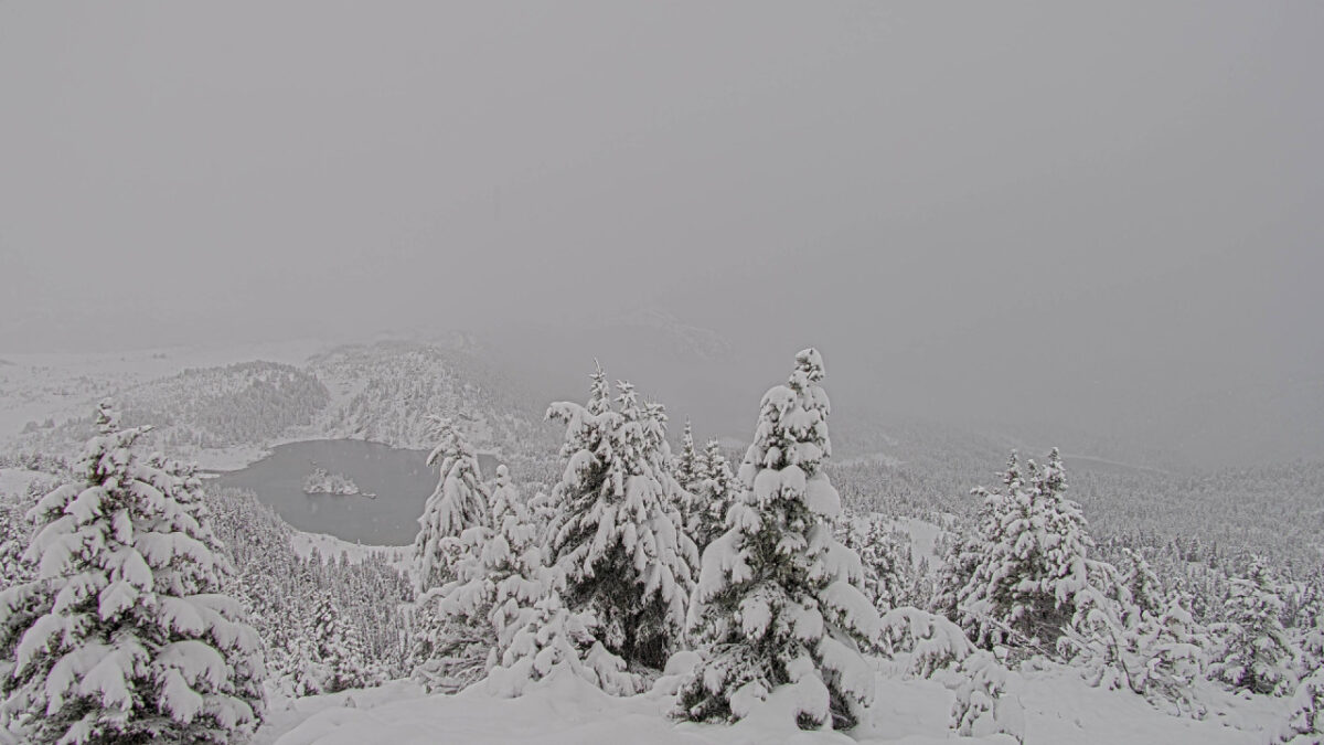 بارش برف تابستانی در بخشهایی از آلبرتا