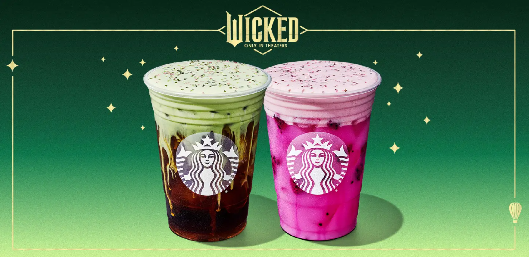 نوشیدنیهای جدید استارباکس با الهام از فیلم Wicked