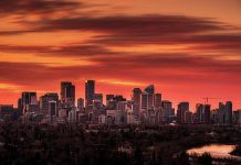 بهترین نقاط کلگری برای تماشای چشمانداز غروب پاییزی