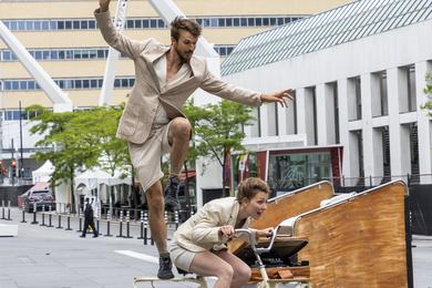 Animations on Sainte-Catherine Street