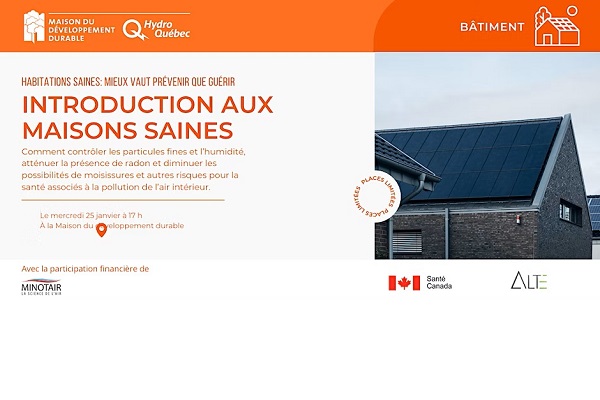 INTRODUCTION AUX MAISONS SAINES