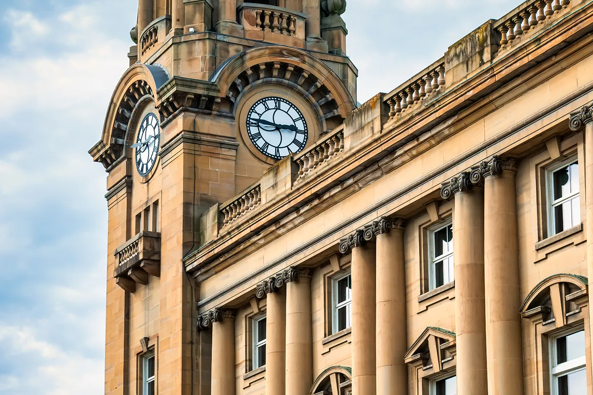 Clock tower in Brantford Ontario