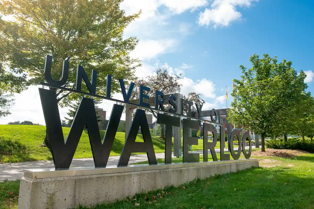 University of Waterloo sign