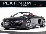 2011 Audi R8 Quattro Spyder, 5.2L V10, 525Hp, Awd, Nav