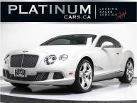 2013 Bentley Continental Gt, 567Hp Awd, W12, Navi, Camera