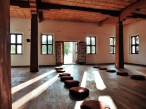 Salle meditation Inde