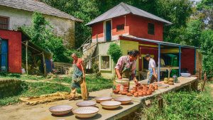 Village potiers Inde