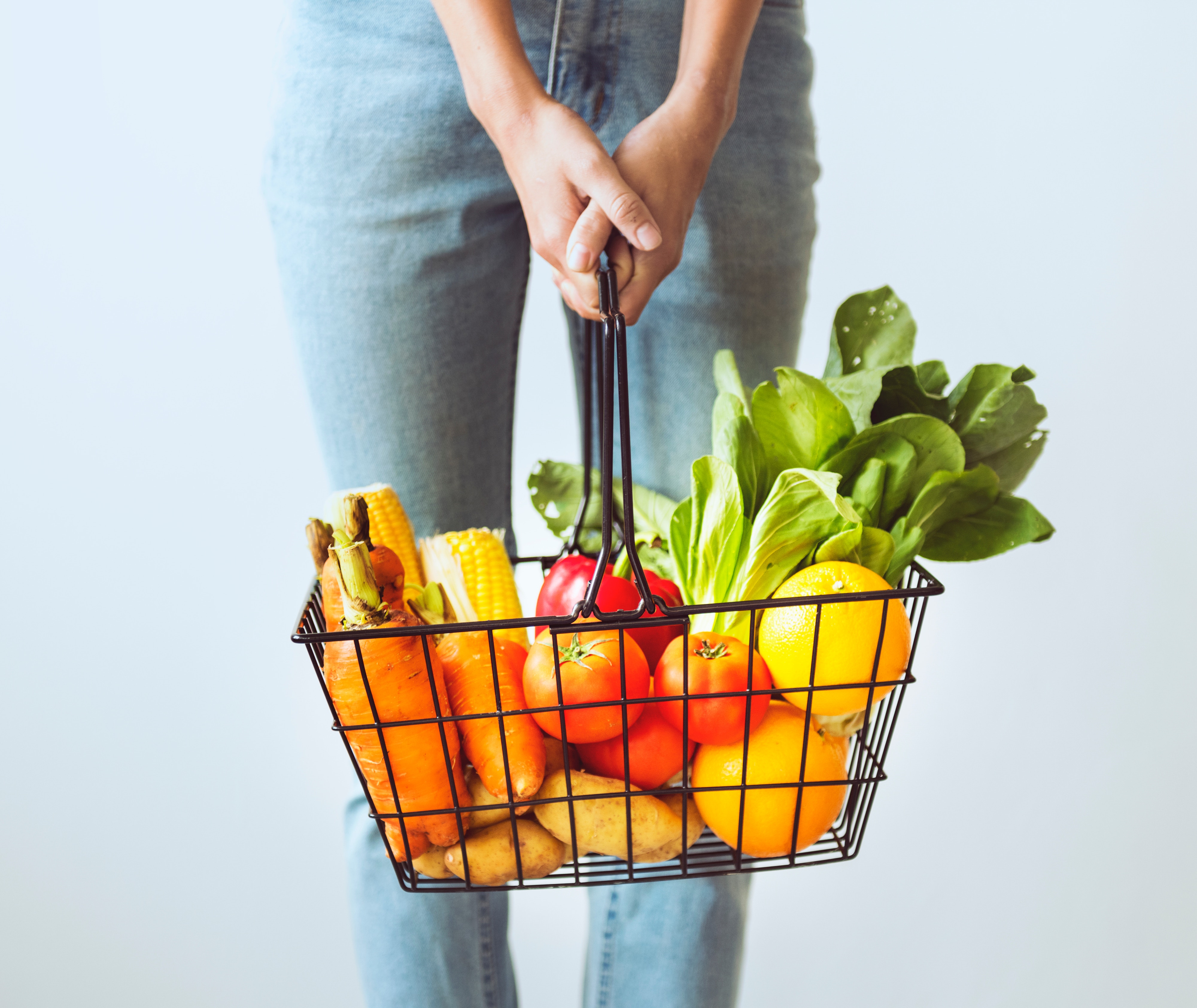 shopping vegetables