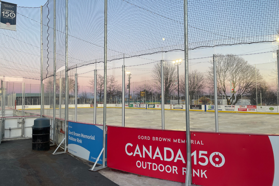 Gord Brown Memorial Canada 150 Outdoor Rink