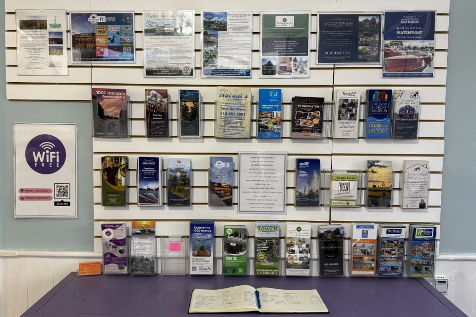 Brochure Racking, Feature Sheet, Business Card