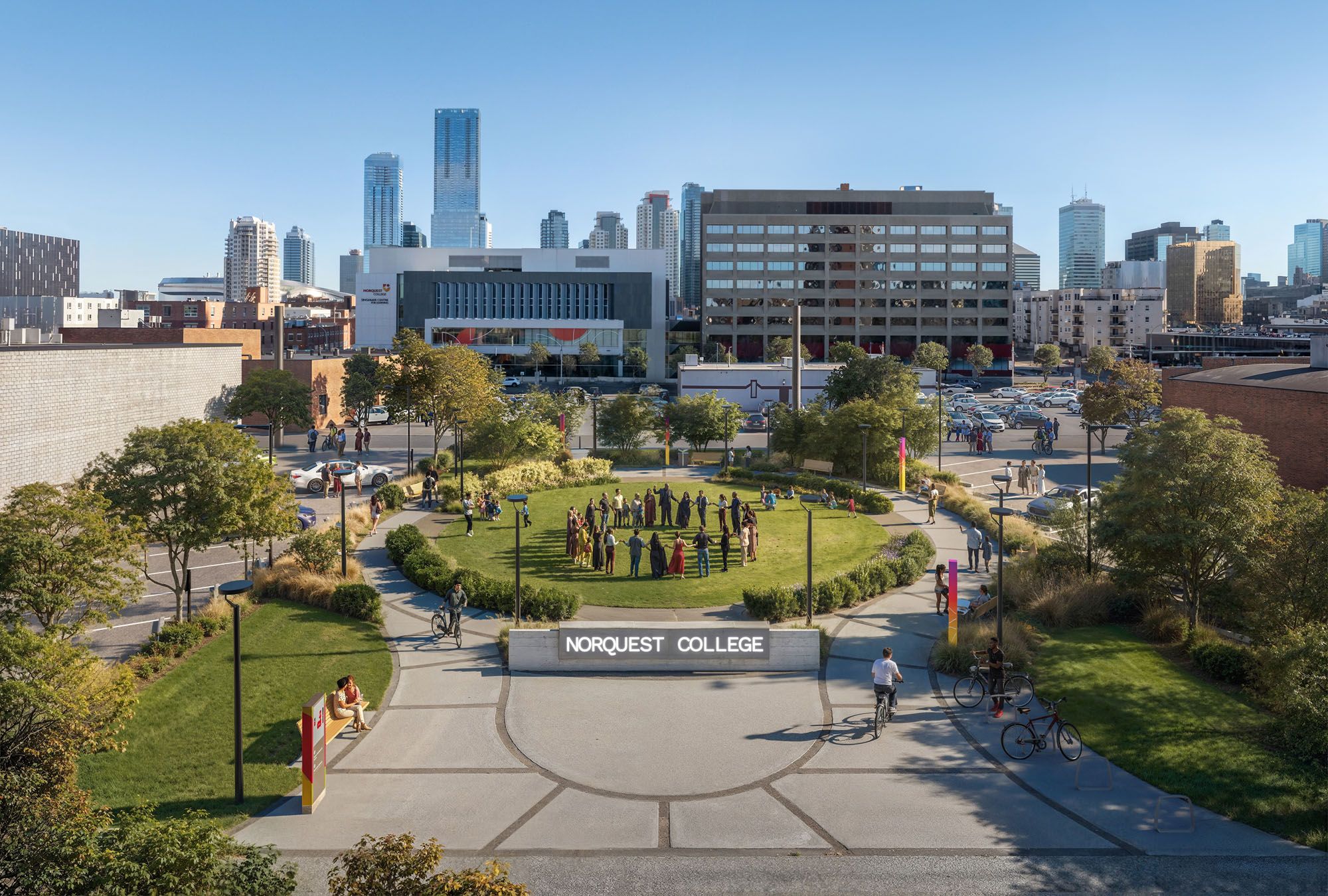 109 Street Park, NorQuest College