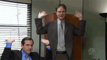 11 Reasons To Join The #GOODWILLCHALLENGE 7 happy the office GIF downsized