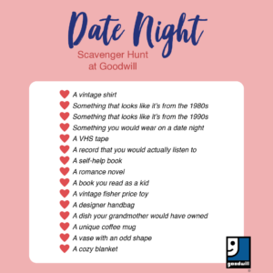 Date night scavenger hunt 1