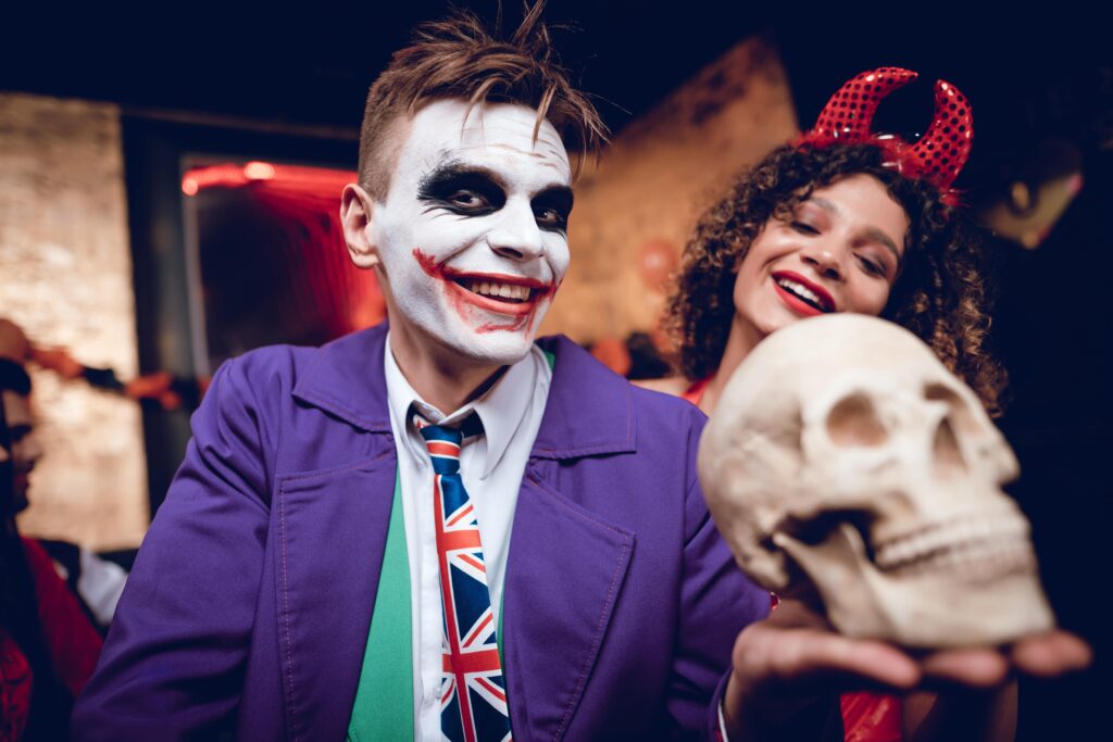 Top 5 Halloween Thrift Store Costumes for 2022 2 Joker Halloween from the thrift store