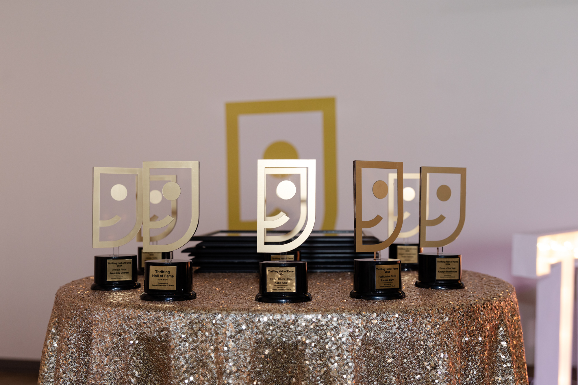 Goodwill's Thrifting Hall of Fame Trophy