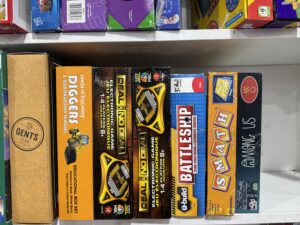 Board games at Goodwill in Edmonton