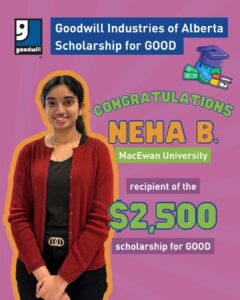 2025 scholarship winner neha