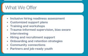 Youth at Work offer