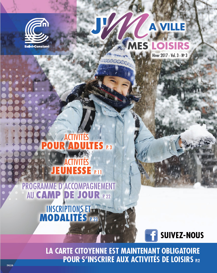 Inscription aux loisirs d’hiver à Saint-Constant