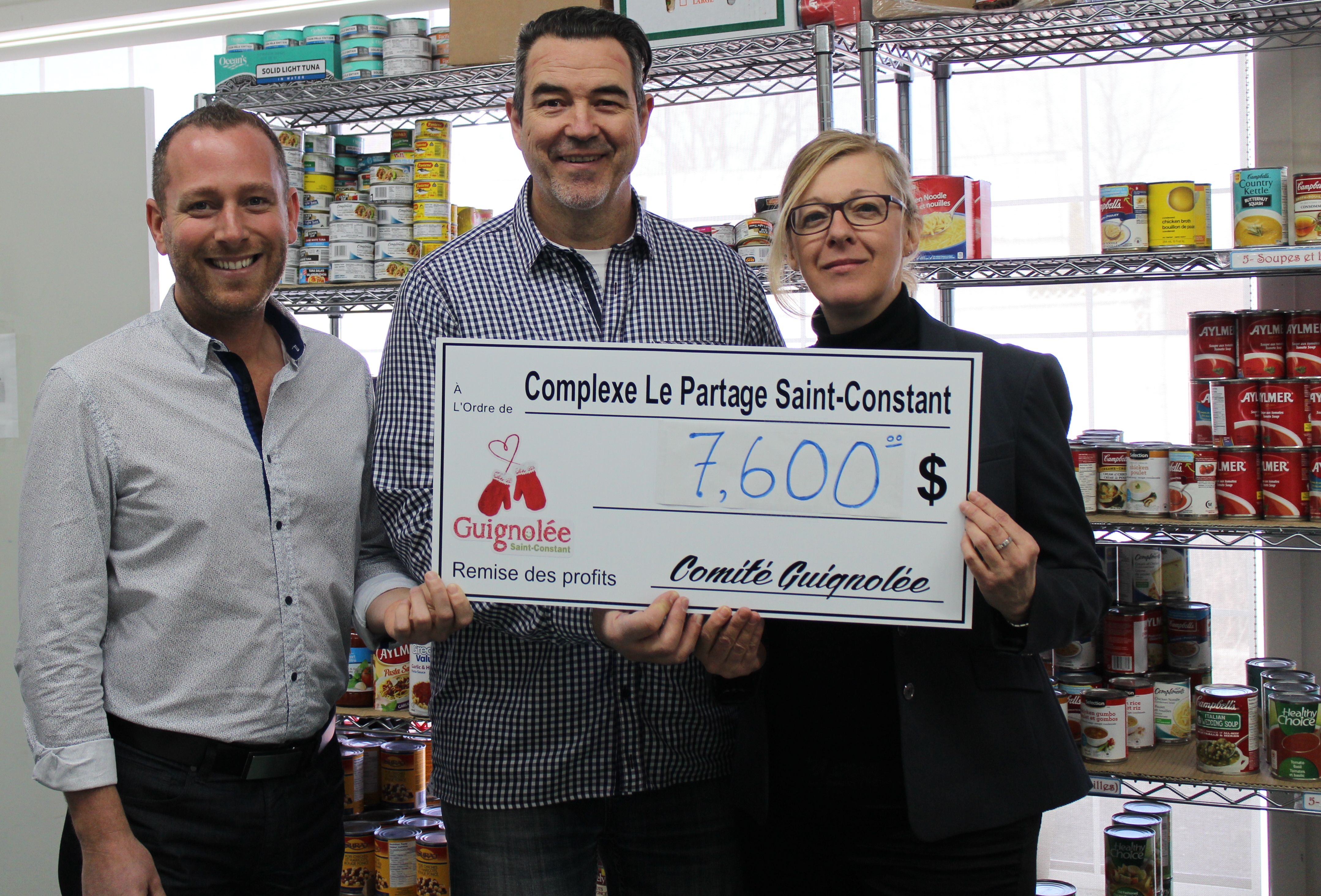 Plus de 7 000 $ au Complexe le partage