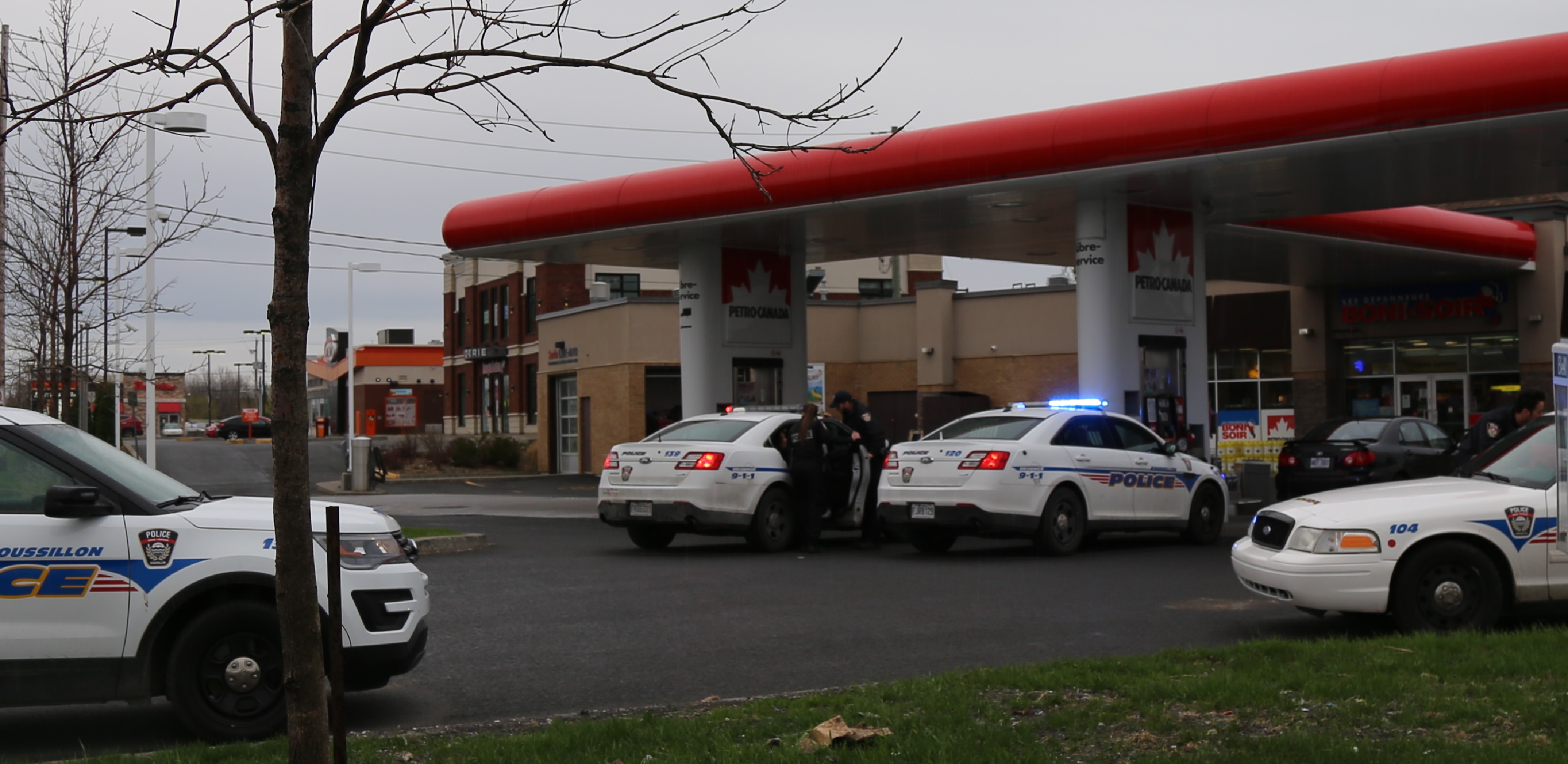 La police intercepte à La Prairie une voiture volée en Gaspésie