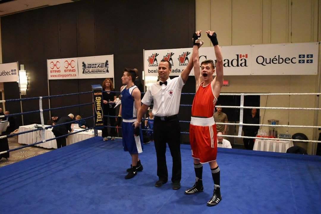 Un boxeur du Gladiateur gym à La Prairie sacré champion canadien