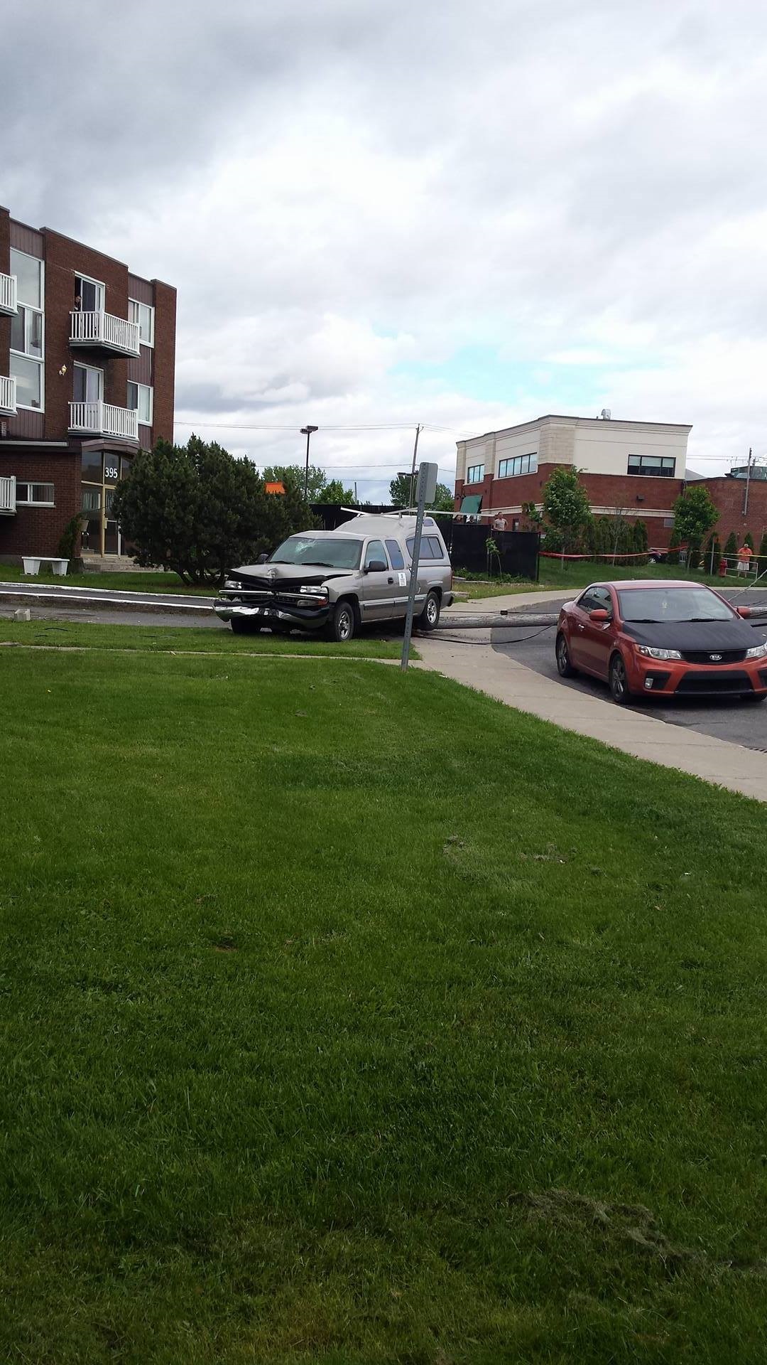 Accident à La Prairie