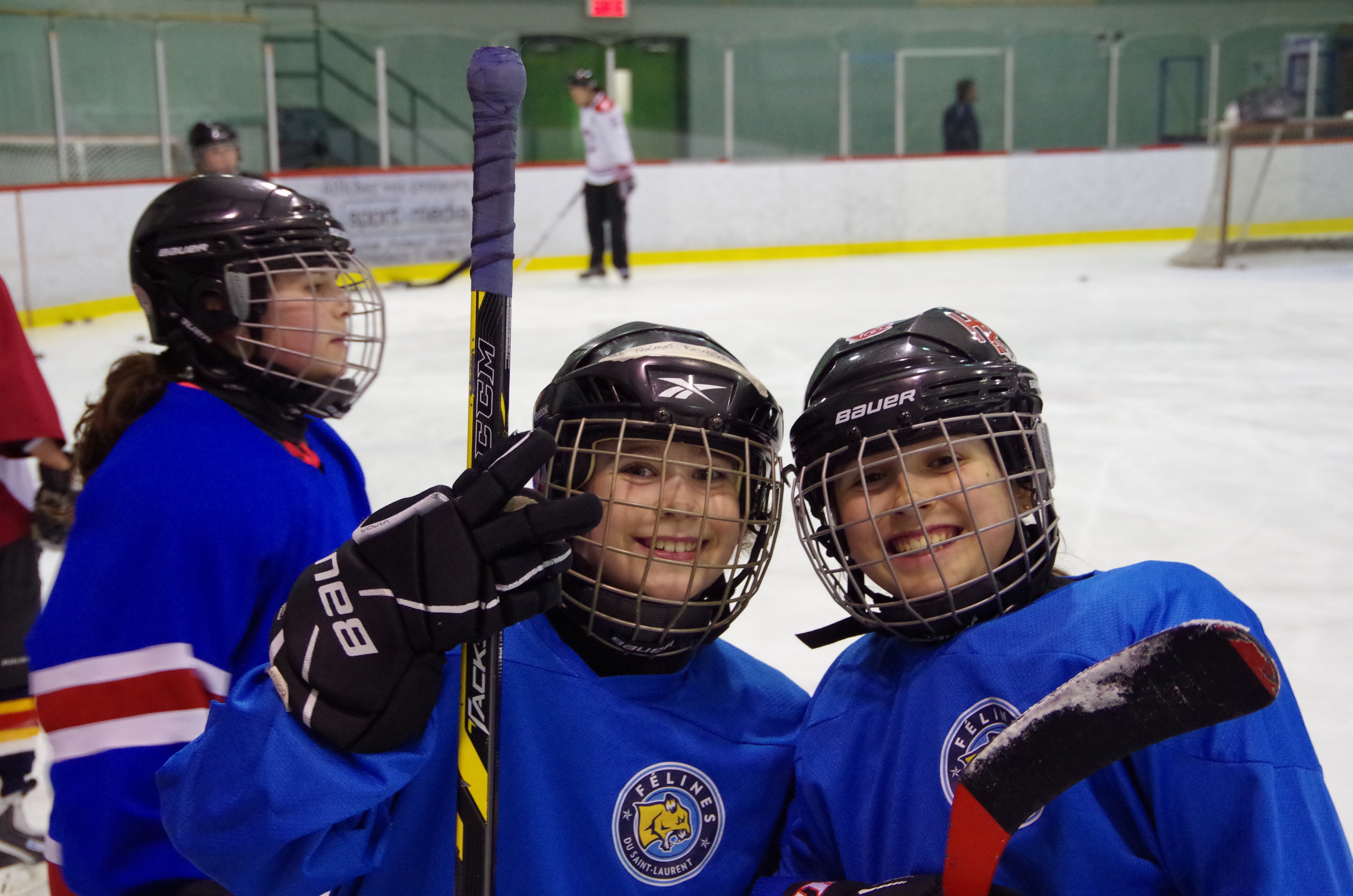 Les joueuses pourront jouer au hockey entre elles dès 5 ans avec les Félines du Saint-Laurent
