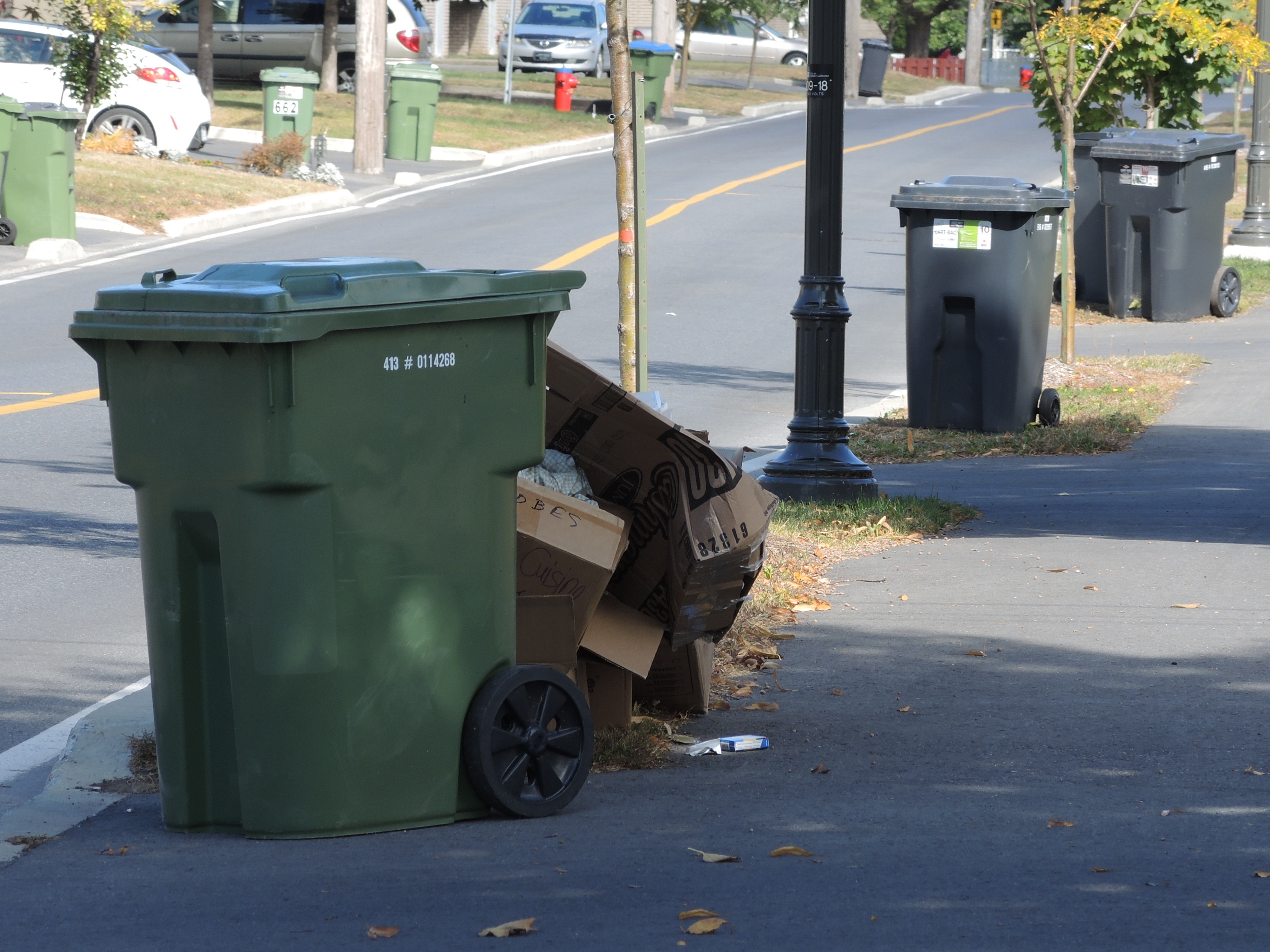 Les citoyens génèrent moins de déchets