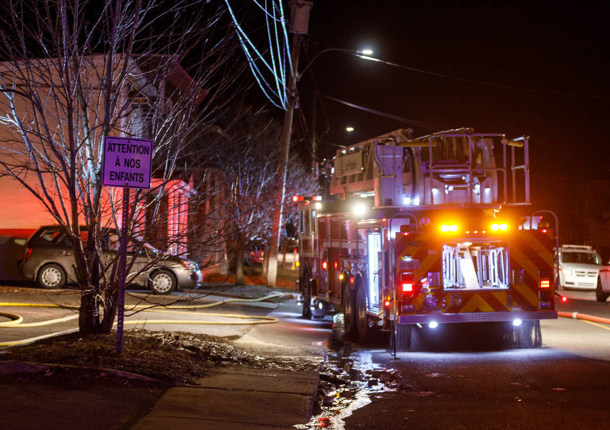 Incendie dans un secteur commercial à La Prairie