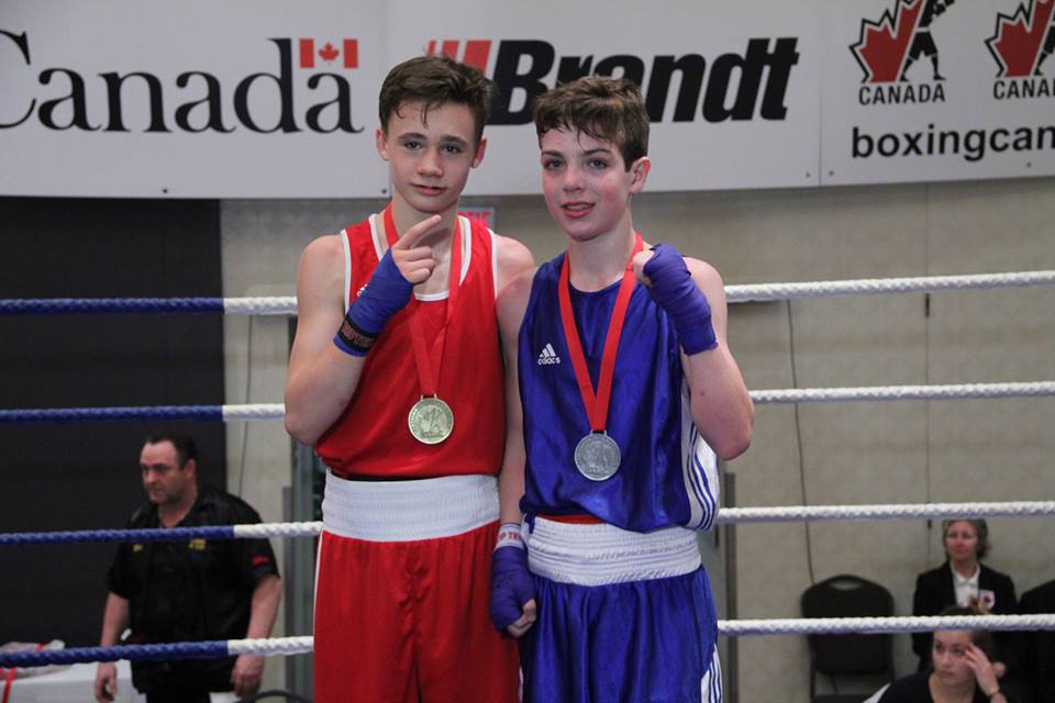 Axel Rioux champion canadien de boxe chez les 50 kg