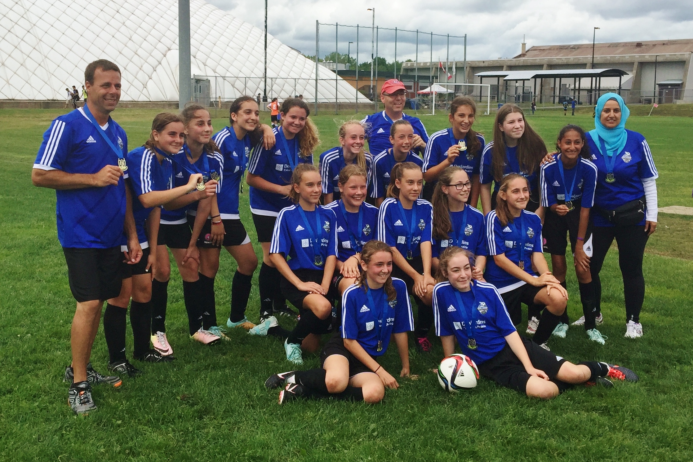 Belles performances de l’équipe féminine de soccer de La Prairie