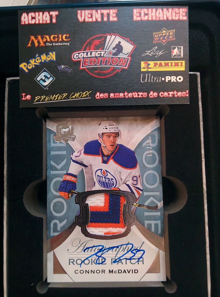 La carte de hockey la plus rare vendue à La Prairie