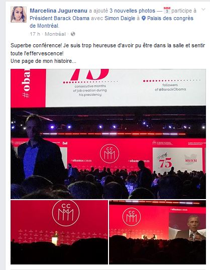 Des personnalités de la région à la conférence de Barack Obama
